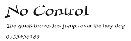 No Control Preview