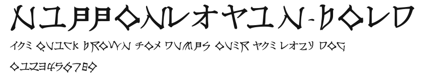 NipponLatin-Bold Preview
