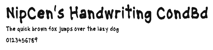 NipCen's Handwriting CondBd Preview