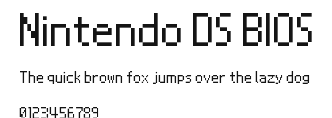 Nintendo DS BIOS Preview