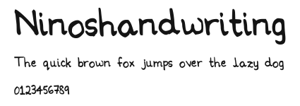 Ninoshandwriting Preview