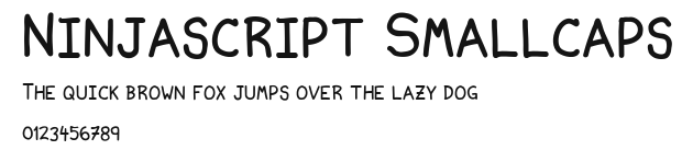 Ninjascript Smallcaps Preview