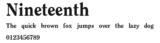 Nineteenth Preview