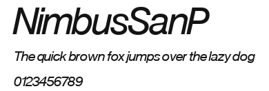 NimbusSanP Preview