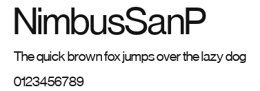NimbusSanP Preview