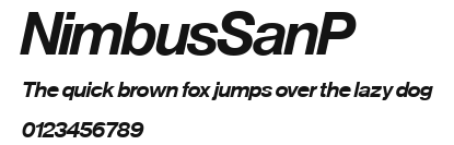 NimbusSanP Preview