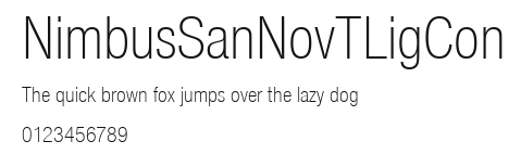 NimbusSanNovTLigCon Preview