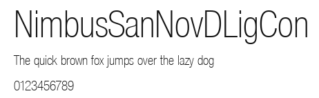 NimbusSanNovDLigCon Preview