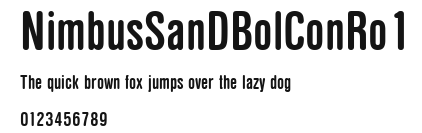 NimbusSanDBolConRo1 Preview