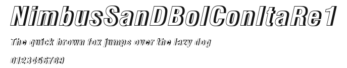 NimbusSanDBolConItaRe1 Preview