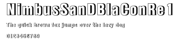NimbusSanDBlaConRe1 Preview