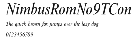NimbusRomNo9TCon Preview