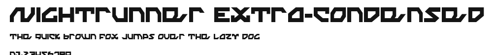 Nightrunner Extra-Condensed Preview