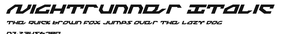 Nightrunner Italic Preview