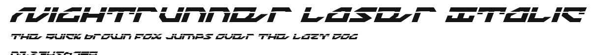 Nightrunner Laser Italic Preview