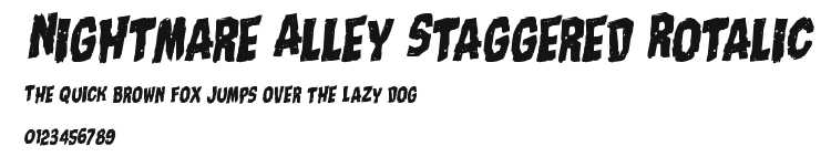 Nightmare Alley Staggered Rotalic Preview