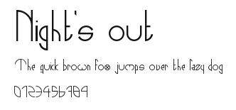 Night's out Preview