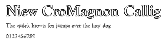 Niew CroMagnon Callig Preview