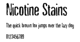 Nicotine Stains Preview