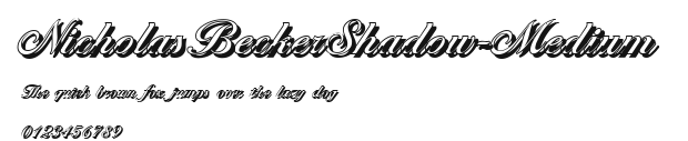 NicholasBeckerShadow-Medium Preview