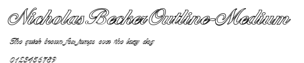 NicholasBeckerOutline-Medium Preview