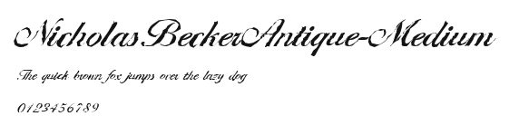 NicholasBeckerAntique-Medium Preview