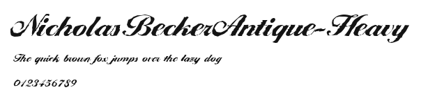 NicholasBeckerAntique-Heavy Preview