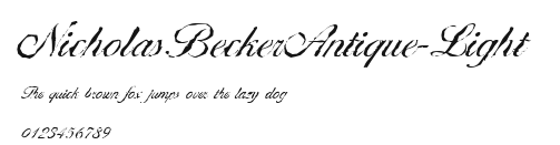 NicholasBeckerAntique-Light Preview