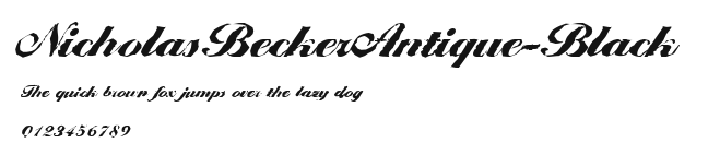 NicholasBeckerAntique-Black Preview