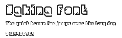 Ngking font Preview