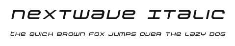 Nextwave Italic Preview