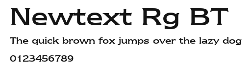 Newtext Rg BT Preview