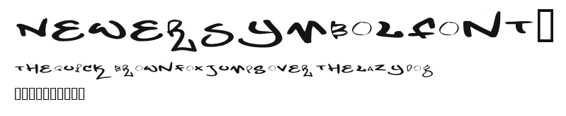 NewerSymbolFont5 Preview