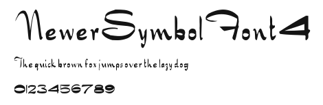 NewerSymbolFont4 Preview