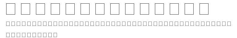 NewSymbolFont2 Preview