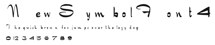 NewSymbolFont4 Preview