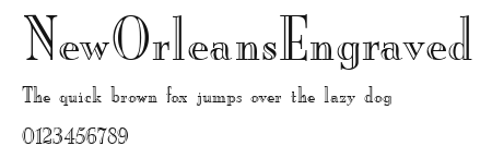 NewOrleansEngraved Preview