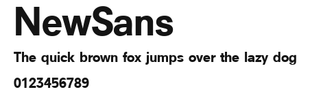 NewSans Preview