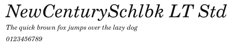 NewCenturySchlbk LT Std Preview