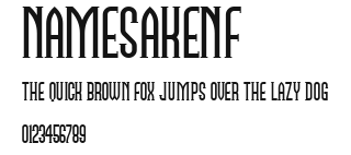 NamesakeNF.ttf