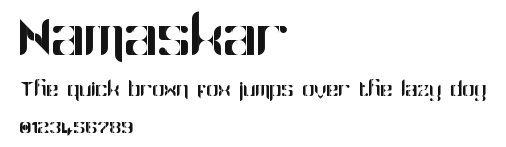 Namaskar.ttf