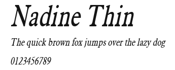 Nadine Thin Preview