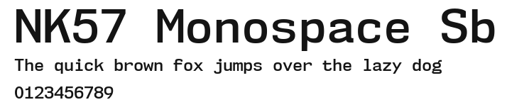 NK57 Monospace Sb Preview