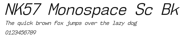 NK57 Monospace Sc Bk Preview