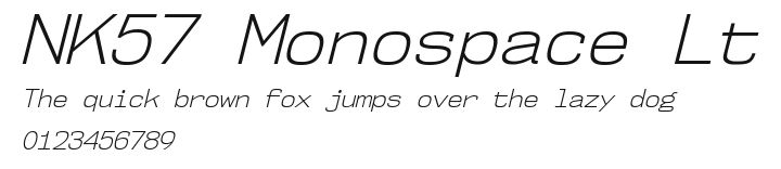 NK57 Monospace Lt Preview