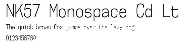 NK57 Monospace Cd Lt Preview