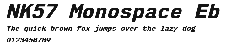 NK57 Monospace Eb Preview