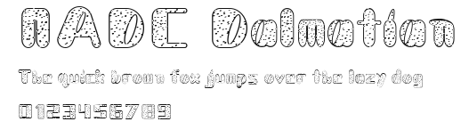 NADC Dalmatian.ttf