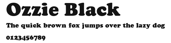 Ozzie Black Preview