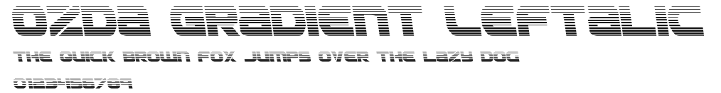 Ozda Gradient Leftalic Preview